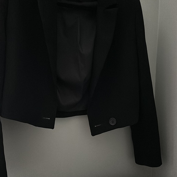 Maje cropped single-breasted blazer. Size 38 - Picture 4 of 8